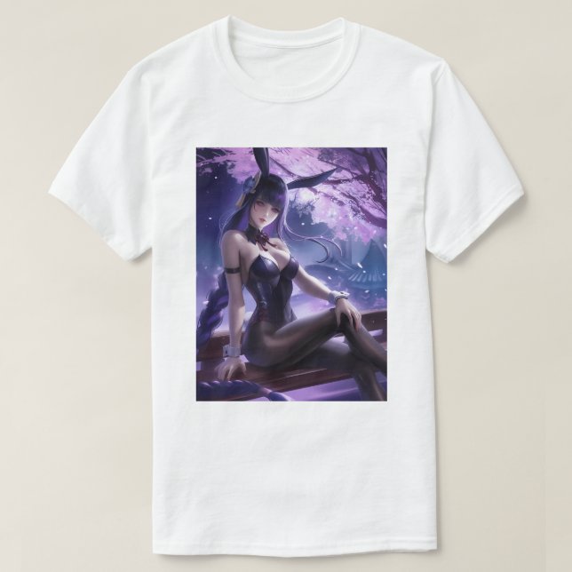 Bunny Girl Raiden Shogun 130 T-Shirt (Design Front)