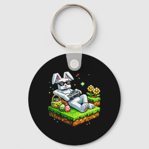 Bunny Happy Easter Day Egg Video Game Gift Men Boy Key Ring