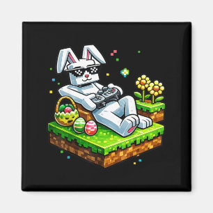 Bunny Happy Easter Day Egg Video Game Gift Men Boy Magnet