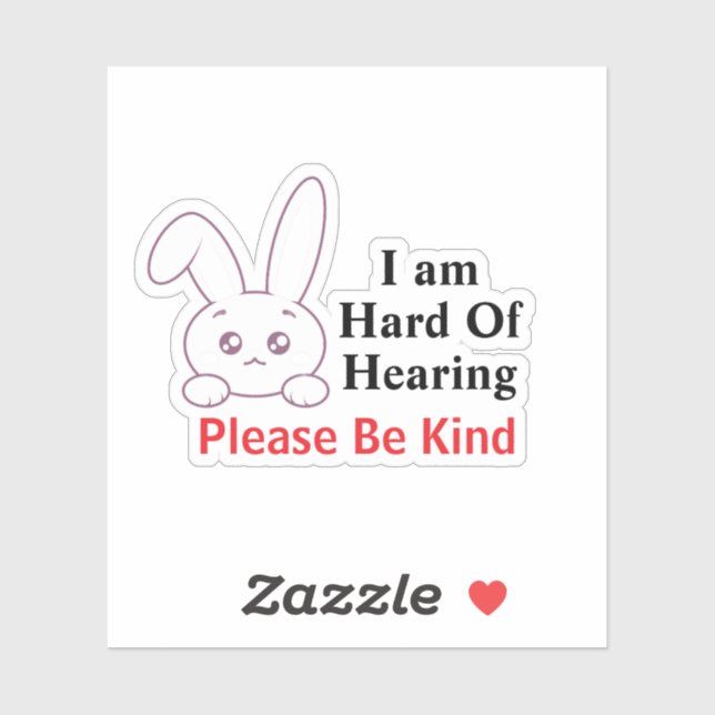 Bunny Hard of Hearing (Sheet)
