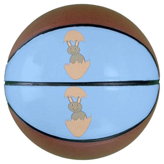 Bunny Hatching from Egg Weird Basketballs (Front)