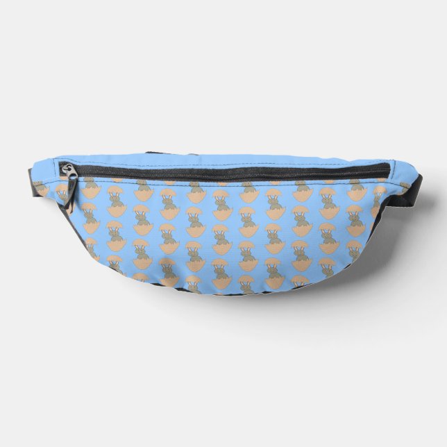 Bunny Hatching from Egg Weird Bum Bags (Lay Down)