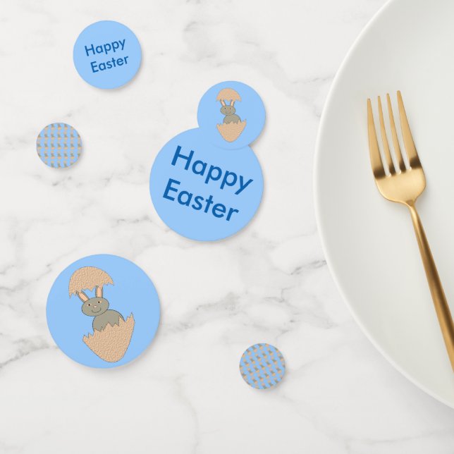Bunny Hatching from Egg Weird Custom Confetti (Group)