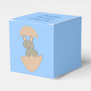 Bunny Hatching from Egg Weird Custom Favour Box