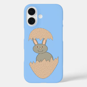 Bunny Hatching from Egg Weird iPhone 16 Case