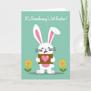 Bunny Heart Celebration Card