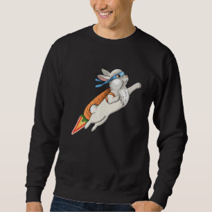 Bunny Hero Japanese Ninja Cute Rabbit Sweatshirt