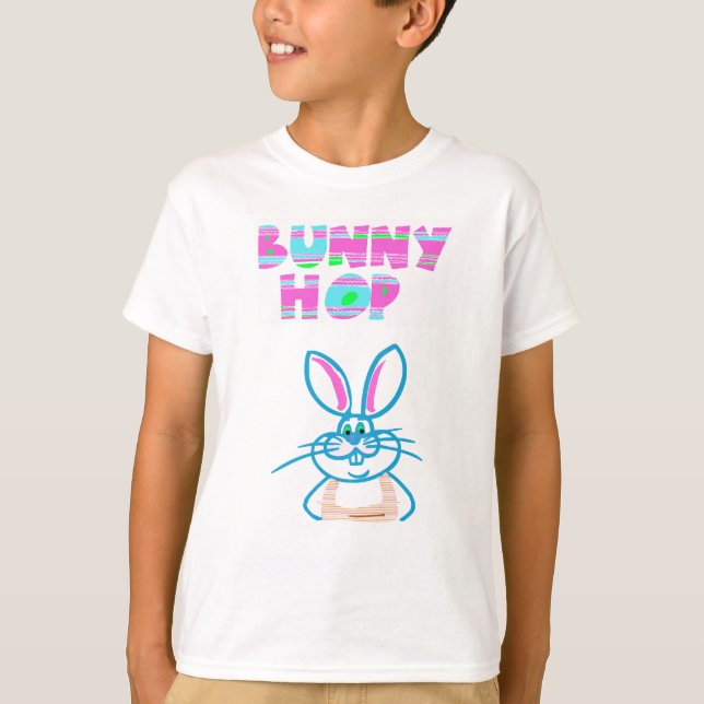BUNNY HOP EASTER YOUTH T-SHIRT (Front)