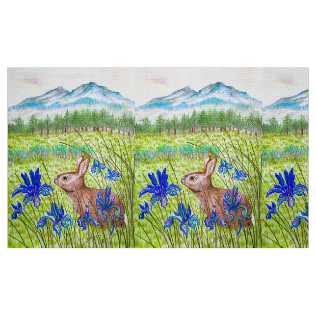 Bunny Hop Fabric (Fat Quarter)