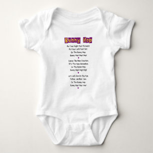 Bunny Hop Lyrics Baby T-shirt Baby Bodysuit