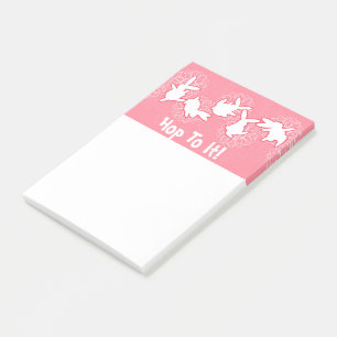 Bunny Hop To It Post-it notepad