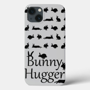 Bunny Hugger iPad Mini Case (Light Grey)