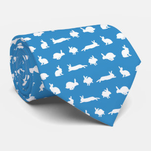 Bunny Hugger Tie (Blue)