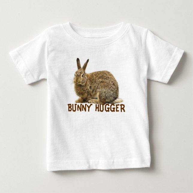 BUNNY HUGGER Wild Rabbit Collection Baby T-Shirt (Front)