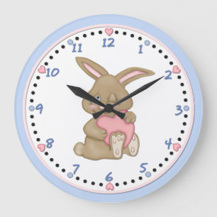 Bunny Hugs Clock 2