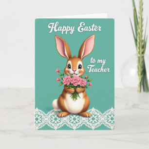 Bunny Hugs Holiday Card