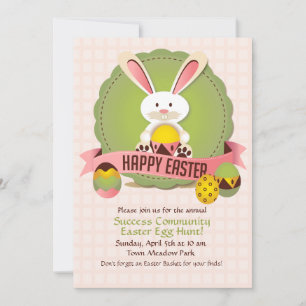 Bunny Hugs Invitation