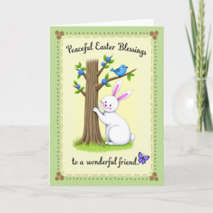Bunny Hugs Springtime Tree Card