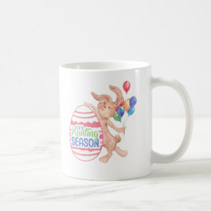 Bunny Hunting Season, Easter Coffee Mug