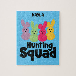 "BUNNY HUNTING SQUAD" PUZZLE PERSONALIZED.