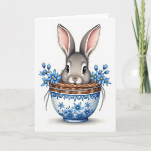 Bunny In Bloom Greeting Card