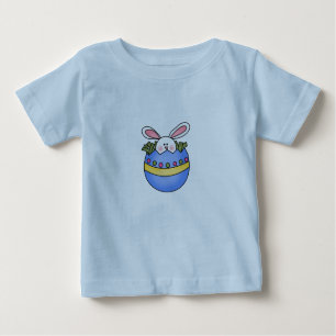 Bunny in Blue Egg Easter Tshirt