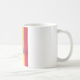 Bunny in Rasta Colours: A Touch of Groovy Art Prin Coffee Mug