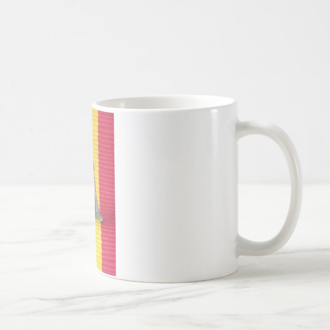Bunny in Rasta Colours: A Touch of Groovy Art Prin Coffee Mug (Right)