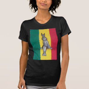 Bunny in Rasta Colours: A Touch of Groovy Art Prin T-Shirt
