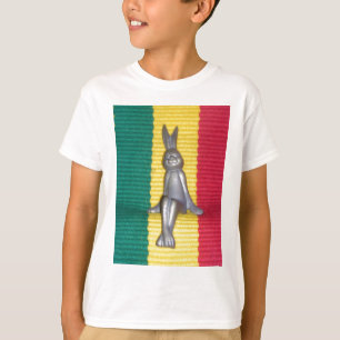 Bunny in Rasta Colours: A Touch of Groovy Art Prin T-Shirt