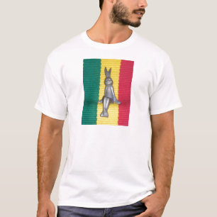 Bunny in Rasta Colours: A Touch of Groovy Art Prin T-Shirt