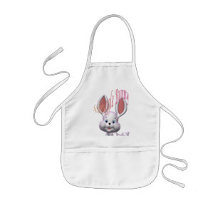 bunny kids apron