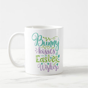 Bunny Kisses And Easter Wishes Coffee Mug