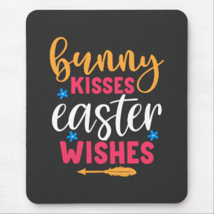 Bunny Kisses Easter Wishes-69739 Mouse Pad