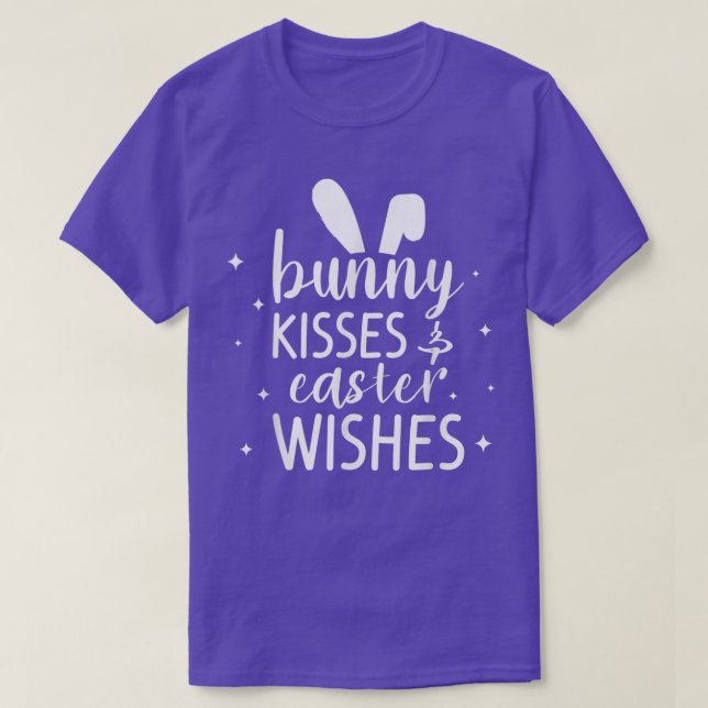Bunny Kisses & Easter Wishes Christian Bible For A T-Shirt (Design Front)