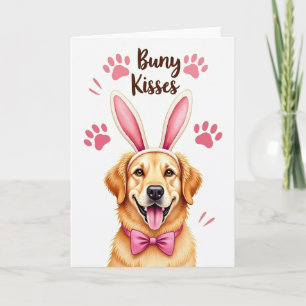 Bunny Kisses Puppy Love Card