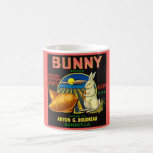 Bunny Label Coffee Mug