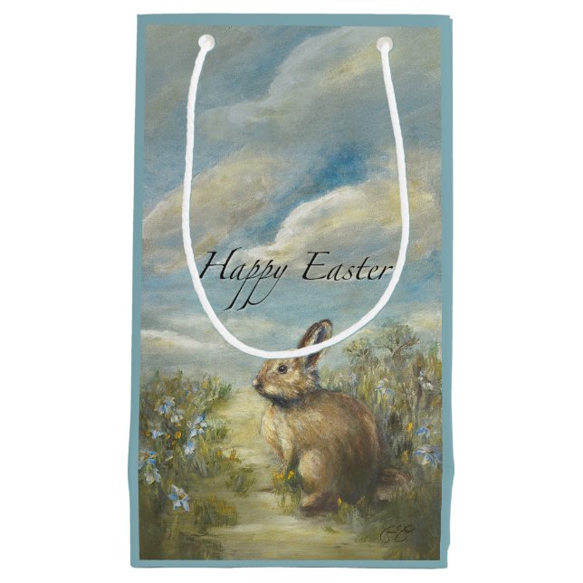 Bunny Lane EASTER Small Gift Bag (Front)