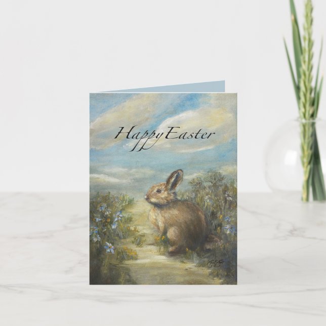 Bunny Lane EASTER Thank You Card (Front)