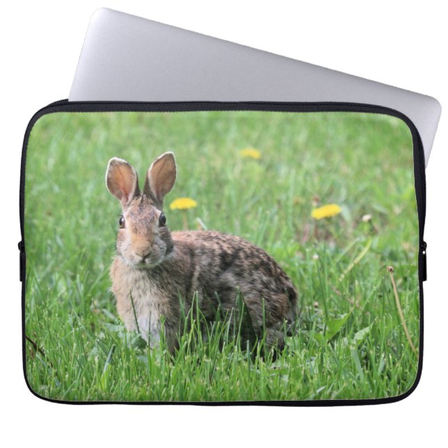 Bunny   laptop sleeve (Front)