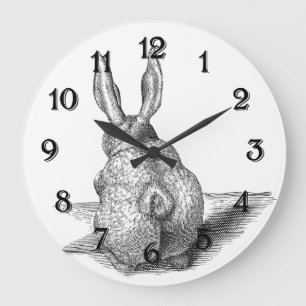 Bunny Large Clock