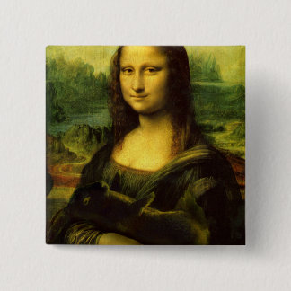 BUNNY LISA 15 CM SQUARE BADGE