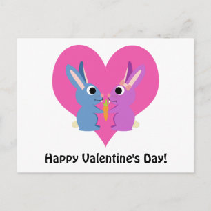 Bunny Love Holiday Postcard