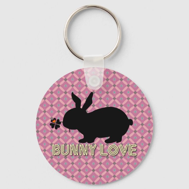 Bunny Love Keychain (Front)
