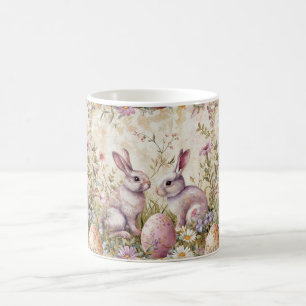 Bunny Love Moments: Floral Fantasy Edition Coffee Mug