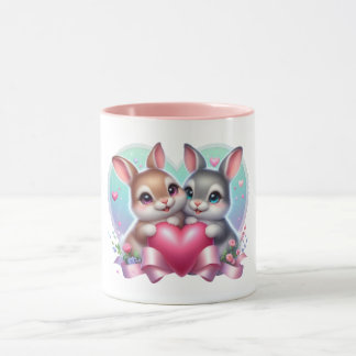 Bunny love mug