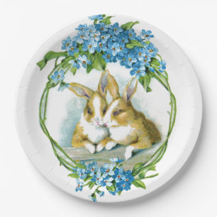 Bunny Love Paper Plate