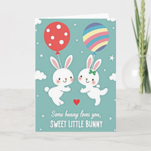 Bunny Love Sweet Little One Card