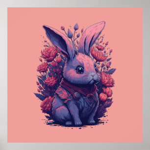 Bunny lovers Gift Poster