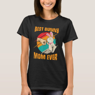 Bunny mama best bunny mum hoppy bunny T-Shirt